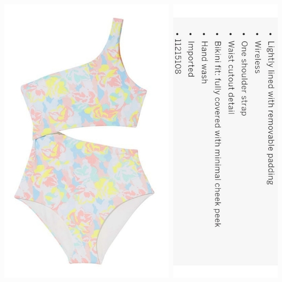 Victoria's secret swim cutout one-piece swimsuit - Picture 2 of 5